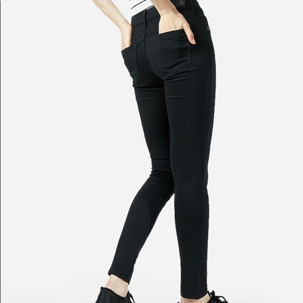 Express Low Rise Black Jean Legging Size 10R